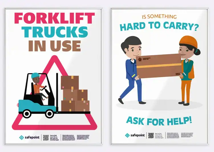 Get your set of free “Warehouse safety” posters | Safepoint Lone Worker ...